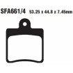 Placute frana EBC SFA ORG SCOOTER SFA661/4 thumb