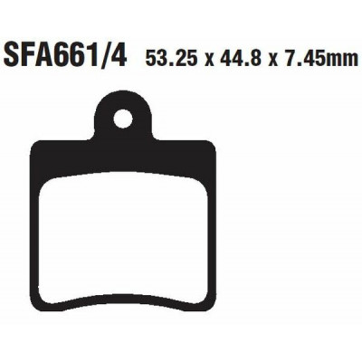 Placute frana EBC SFA ORG SCOOTER SFA661/4