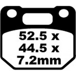 Placute frana EBC FA SER ORGANIC FA110