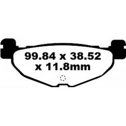 Placute frana EBC SFA ORG SCOOTER SFA408