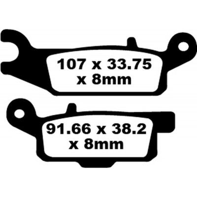 Placute frana EBC CARBON TT DIRT FA444TT Placute frana EBC CARBON TT DIRT FA444TT
