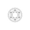 Disc frana fata MOTO-MASTER BRAKE DISC FLAME FLOAT 260MM Disc frana fata MOTO-MASTER BRAKE DISC FLAME FLOAT 260MM thumb