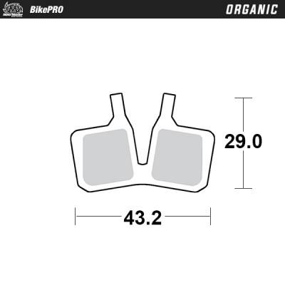 Placute frana MOTO-MASTER BRAKE PAD ORGANIC r