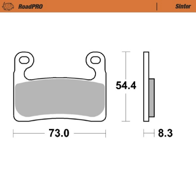 Placute frana MOTO-MASTER BRAKE PAD SINTER BMW R 1250 RT ABS 23