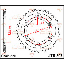 Pinion spate JTR897.53 Pinion spate JTR897.53