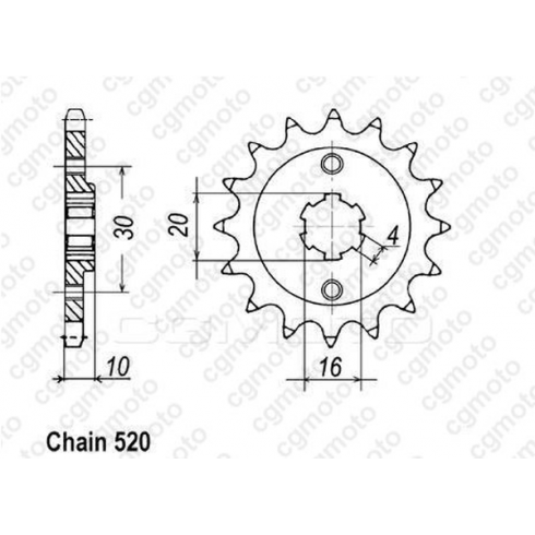 Kit lant si pinioane REGINA CAGIVA 125 MITO 93-02 Kit lant si pinioane REGINA CAGIVA 125 MITO 93-02