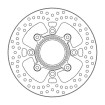 Disc frana MOTO-MASTER BRAKE ROTOR ROUND W/ABS EN 650 ABS Disc frana MOTO-MASTER BRAKE ROTOR ROUND W/ABS EN 650 ABS thumb