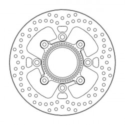 Disc frana MOTO-MASTER BRAKE ROTOR ROUND W/ABS EN 650 ABS