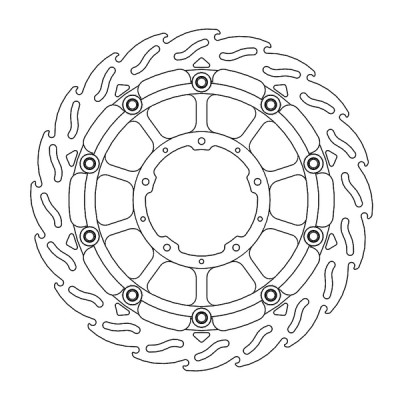 Disc frana MOTO-MASTER BRAKE ROTOR FLOAT FLAME R HONDA	CBR 1000 RR-R ABS