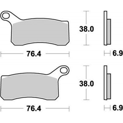 Placute frana MOTO-MASTER MOTOMASTER BRAKEPAD NITRO SX 505 ATV 13