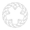 Disc frana MOTO-MASTER BRAKE ROTOR FLAME YAMAHA VMX 1700 ABS 16 Disc frana MOTO-MASTER BRAKE ROTOR FLAME YAMAHA VMX 1700 ABS 16 thumb
