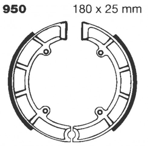 Saboti frana EBC 950 Saboti frana EBC 950