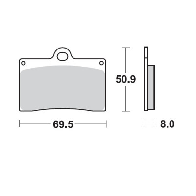 Placute frana MOTO-MASTER BRAKE PAD CERAMIC APRILIA	RS 125 ABS 23
