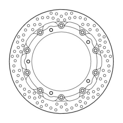 Disc frana MOTO-MASTER BRAKE ROTOR FLOAT ROUND RACE BMW R NINE T ABS 23