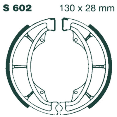 Saboti frana EBC S602G Saboti frana EBC S602G