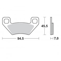 Placute frana MOTO-MASTER MM BRAKEPAD POLARIS KYMCO Placute frana MOTO-MASTER MM BRAKEPAD POLARIS KYMCO