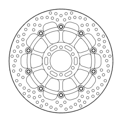 Disc frana MOTO-MASTER BRAKE ROTOR FLOAT ROUND KTM SUPERMOTO 990 T ABS