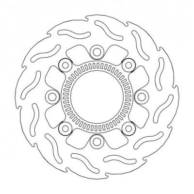 Disc frana MOTO-MASTER BRAKE ROTOR FIX FLAME ABS-FIT KAWASAKI Z 650 RS ABS 23