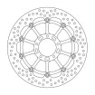 Disc frana MOTO-MASTER HALO FRONT DISC DUCATI DESERT X 950 ABS Disc frana MOTO-MASTER HALO FRONT DISC DUCATI DESERT X 950 ABS thumb