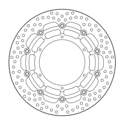 Disc frana MOTO-MASTER BRAKE ROTOR FLOAT ROUND L/R HUSQVARNA	NORDEN 901 ABS 23