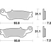 Placute frana MOTO-MASTER MOTOMASTER BRAKEPAD NITRO WR 250 F 23 thumb