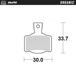 Placute frana MOTO-MASTER BRAKE PAD ORGANIC z