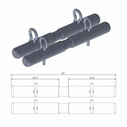 Piesă pentru suspensie  MOTO-MASTER BRAKE CALIPER PIN YAMAHA XJR 1300 16