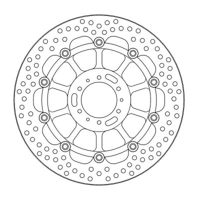 Disc frana MOTO-MASTER BRAKE ROTOR ROUND L/R CB 1100 EX ABS