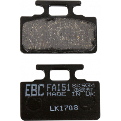 Placute frana EBC FA SER ORGANIC FA151
