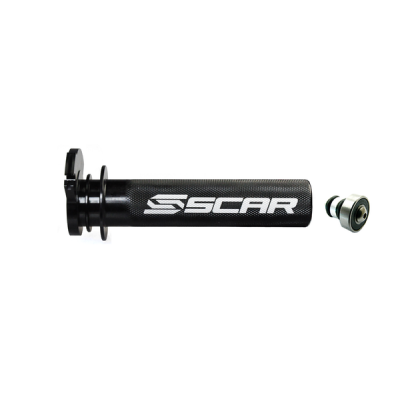 Manson gaz aluminiu SCAR pentru GAS GAS/KTM/HUSQVARNA BLACK