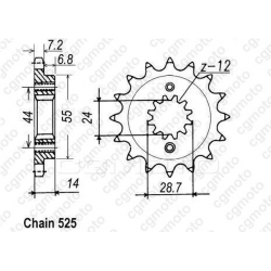 Kit lant si pinioane REGINA HONDA XRV750 AFR 94-03 Kit lant si pinioane REGINA HONDA XRV750 AFR 94-03