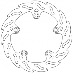 Disc frana MOTO-MASTER BRAKE ROTOR FIX FLAME YAMAHA	YP 125 ABS 16-20