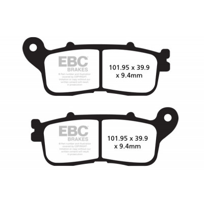 Placute frana EBC SINTERED HH FA623HH Placute frana EBC SINTERED HH FA623HH