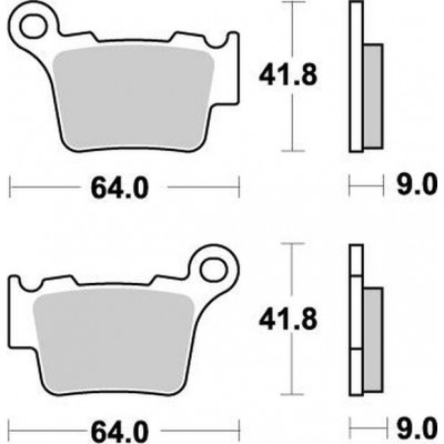 Placute frana MOTO-MASTER MOTOMASTER BRAKEPAD NITRO EX 250 F.