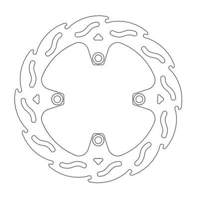 Disc frana MOTO-MASTER BRAKE ROTOR FIX FLAME 4.4 SHERCO SEF 500