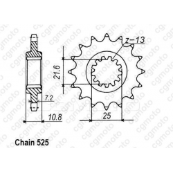 Kit lant si pinioane REGINA YAMAHA TDM850 96-98 Kit lant si pinioane REGINA YAMAHA TDM850 96-98