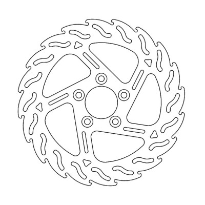 Disc frana MOTO-MASTER BRAKE ROTOR FIX FLAME R Harley Davidson FXLRS 1923 ABS 23