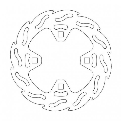 Disc frana MOTO-MASTER MM FLAME REAR DISC SX 505 ATV 13 Disc frana MOTO-MASTER MM FLAME REAR DISC SX 505 ATV 13