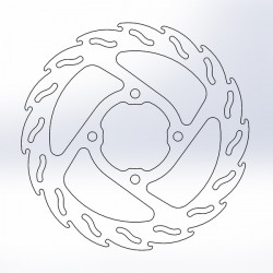 Disc frana MOTO-MASTER BRAKE ROTOR FLAME GAS GAS MC 65 22