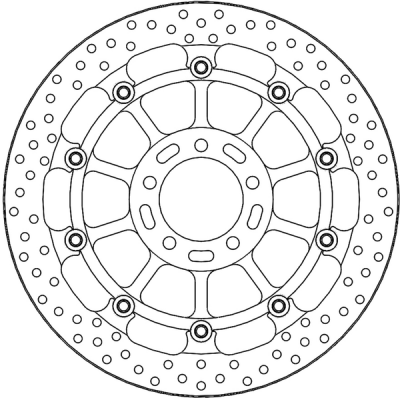 Disc frana MOTO-MASTER BRAKE ROTOR FLOAT ROUND MV AGUSTA RUSH 1000 ABS