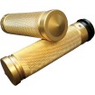 Mânere pentru ghidon ACCUTRONIX knurled fly-by-wire brass ACCUTRONIX GR101-K5 thumb