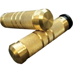 Mânere pentru ghidon ACCUTRONIX cu striații și caneluri fly-by-wire alamă ACCUTRONIX GR101-KG5
