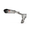 Sistem de evacuare complet EVOLUTION LINE din titan AKRAPOVIC S-H6E1-WT