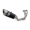 Sistem complet din oțel inoxidabil și titan AKRAPOVIC S-Y9R24-APTBL pentru linie de curse