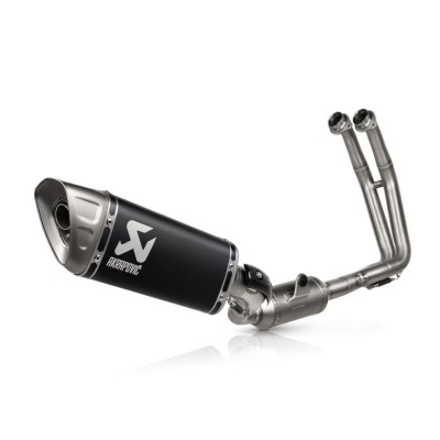 Sistem complet din oțel inoxidabil și titan AKRAPOVIC S-S8R3-APLTBL pentru linia de curse