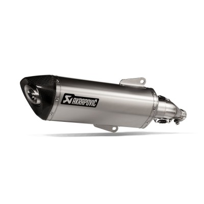 Tobă slip-on line din oțel inoxidabil cu capăt din carbon AKRAPOVIC S-Y125SO6-HRSS