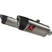 Sistem de evacuare slip-on line cu amortizor dublu cu carcasă din titan și capace din carbon AKRAPOVIC S-D6SO2-HAPLT Sistem de evacuare slip-on line cu amortizor dublu cu carcasă din titan și capace din carbon AKRAPOVIC S-D6SO2-HAPLT thumb
