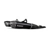Slip-on line dual muffler black titanium carbon end cap AKRAPOVIC S-S13SO4-HRAATBL/1
