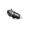 Tobă slip-on line din oțel inoxidabil cu capăt din carbon AKRAPOVIC S-VE125SO5-HWSSBL
