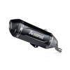 Tobă slip-on line din oțel inoxidabil cu capăt din carbon AKRAPOVIC S-VE125SO4-HWSSBL